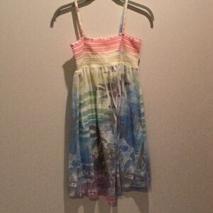 Colorful Strappy Dress or swim coverup